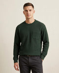 Lands Mode - Caded | Strukturiertes Langarm Shirt Herren