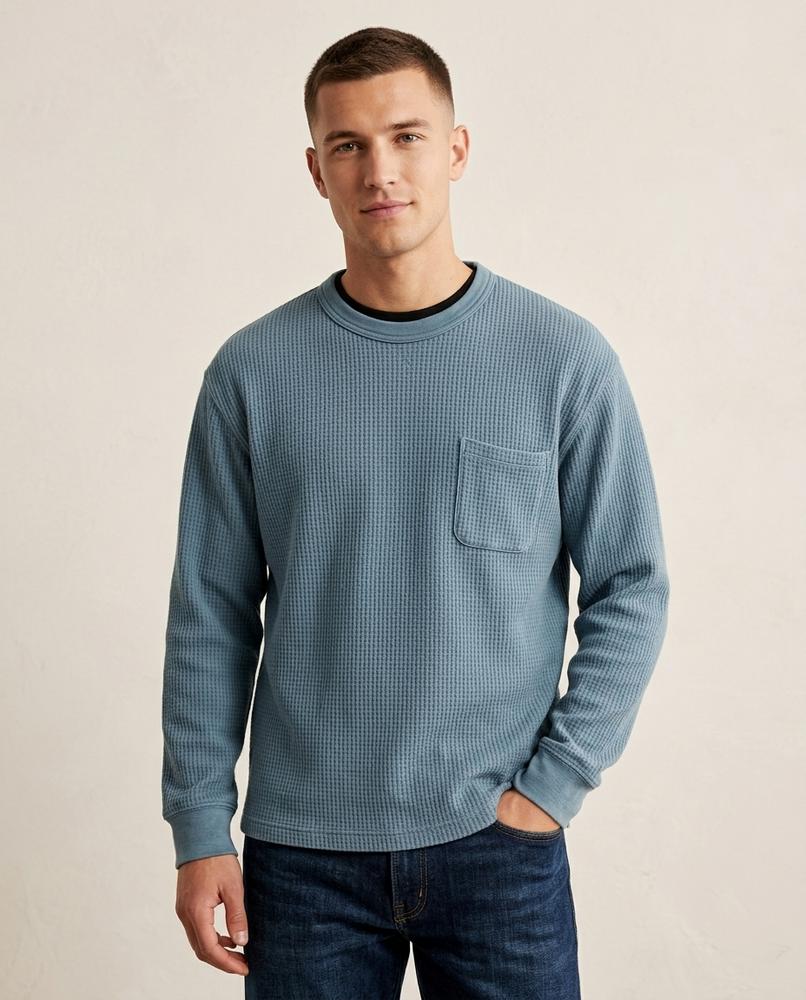 Beanland - Caded | Strukturiertes Langarm Shirt Herren