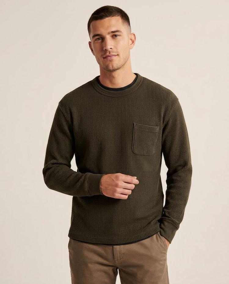 Beanland - Caded | Strukturiertes Langarm Shirt Herren