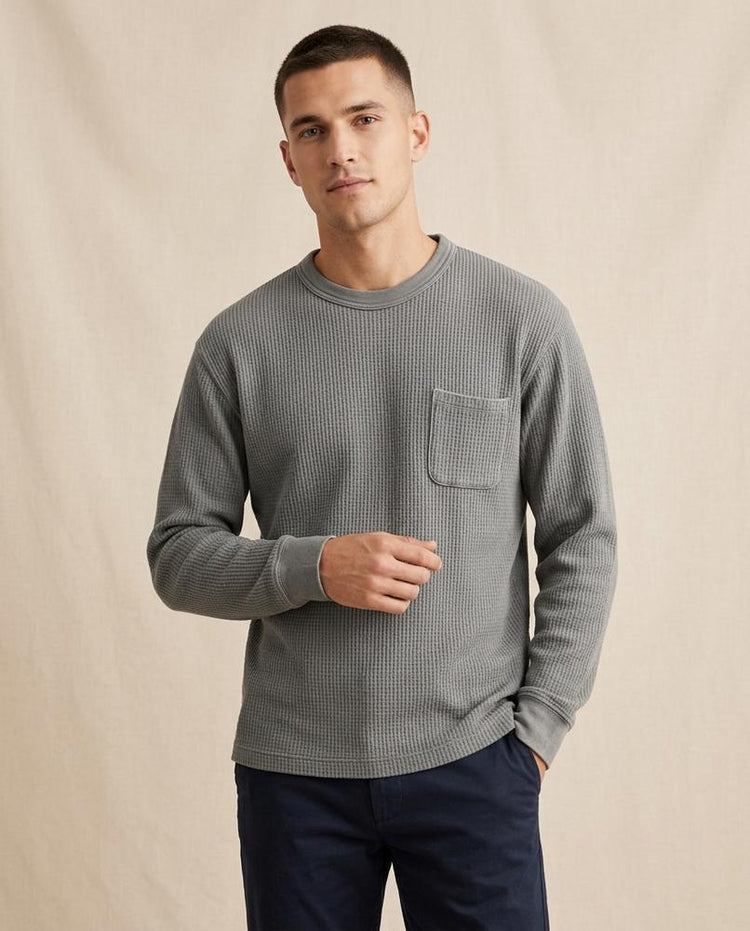 Beanland - Caded | Strukturiertes Langarm Shirt Herren