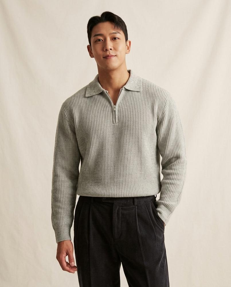 Lands Mode - Alvin | Gerippt Langärmlig Pullover Herren