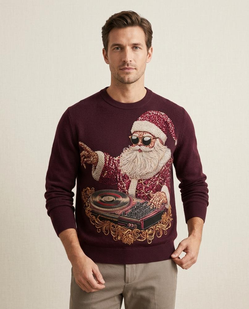 Lands Mode - Sevin | Pailletten Motiv Sweatshirt Unisex
