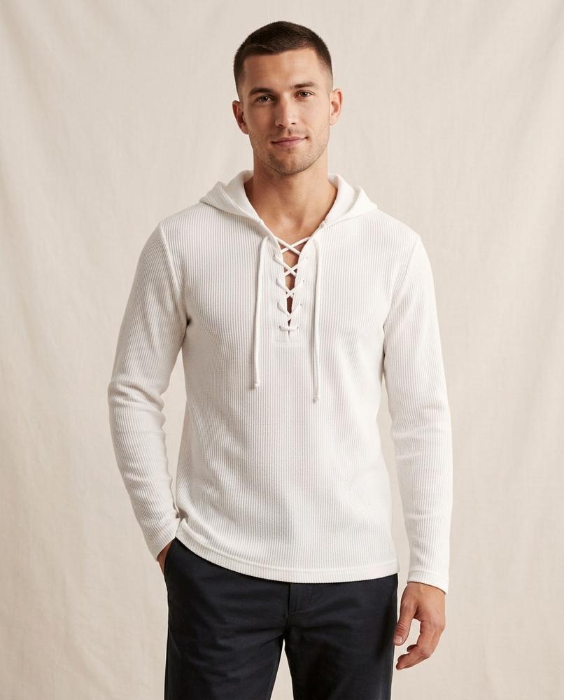 Lands Mode - Novel | Strukturiert Geschnürt Hoodie Herren