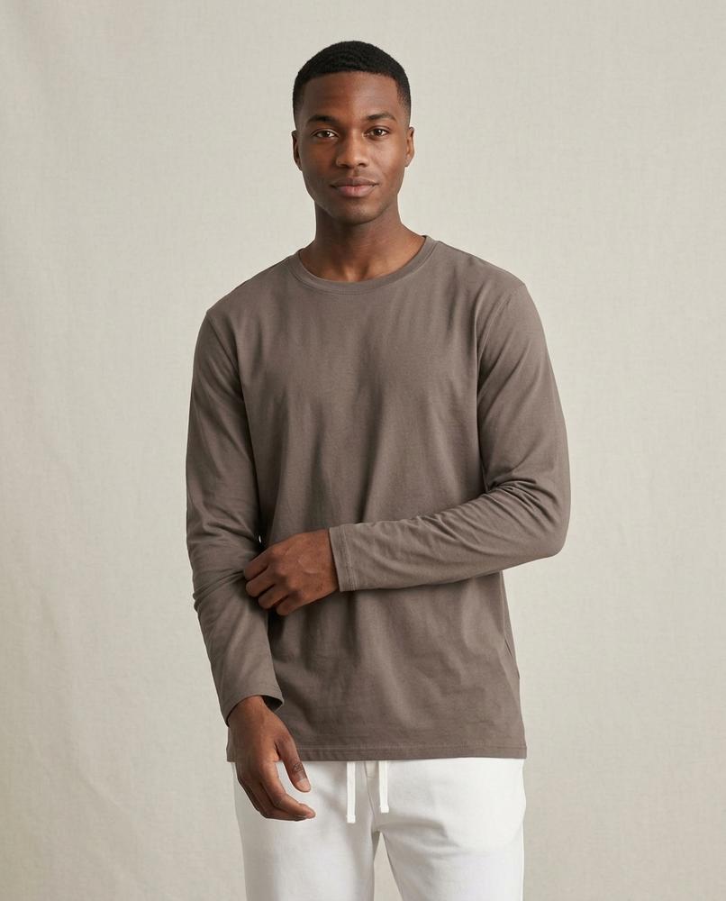 Lands Mode - Nover | Langärmliges Jersey Shirt Herren