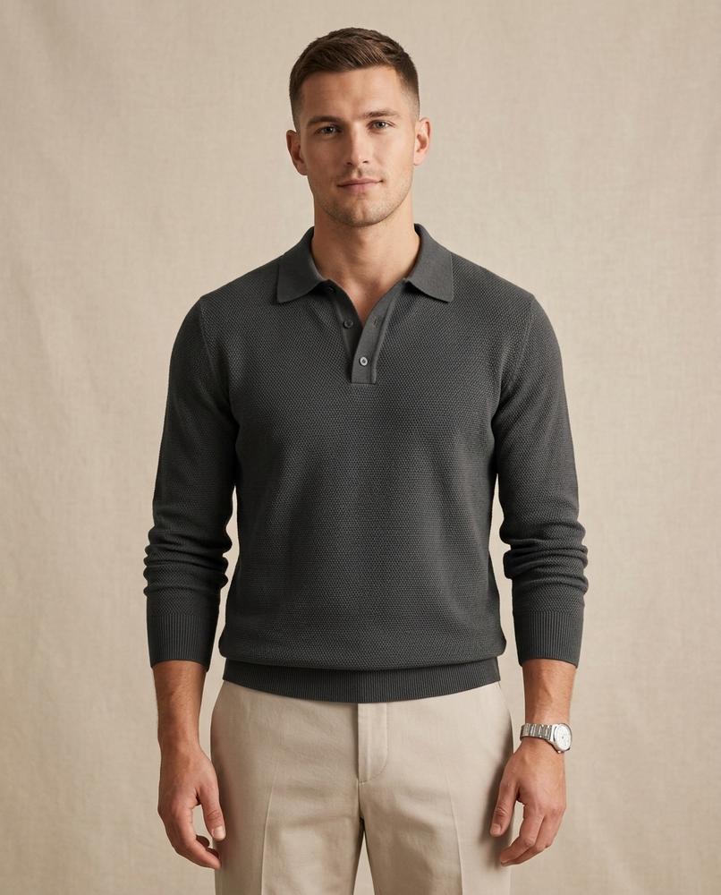 Beanland - Kasil | Langärmlig Strukturiert Pullover Herren