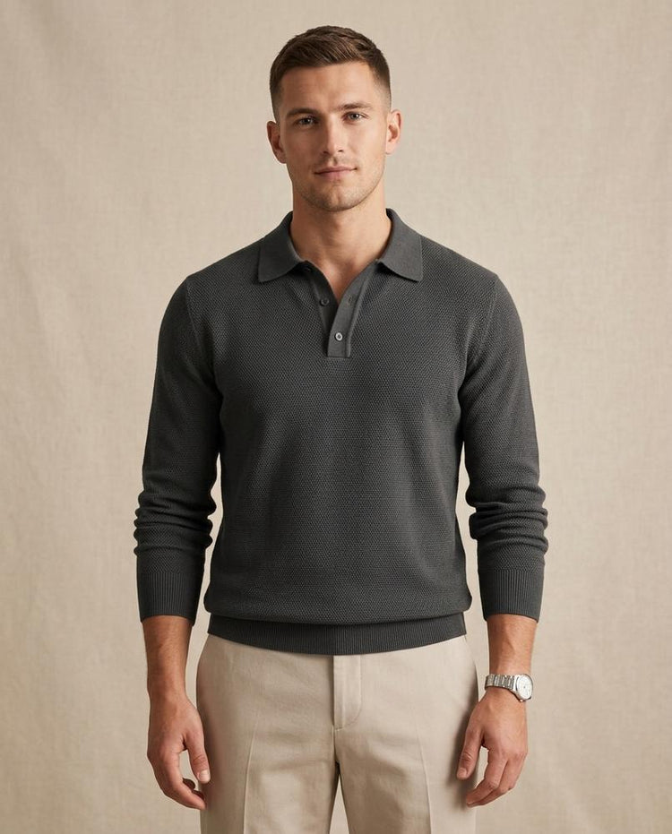 Beanland - Kasil | Langärmlig Strukturiert Pullover Herren