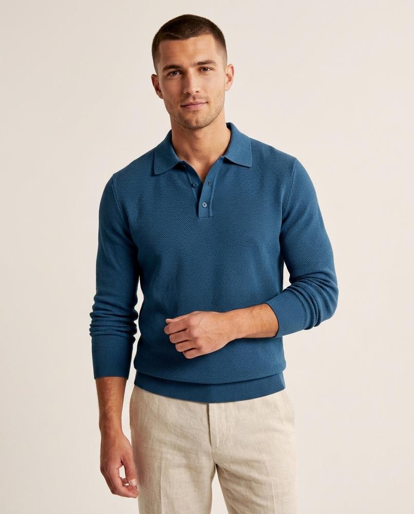 Lands Mode - Kasil | Langärmlig Strukturiert Pullover Herren