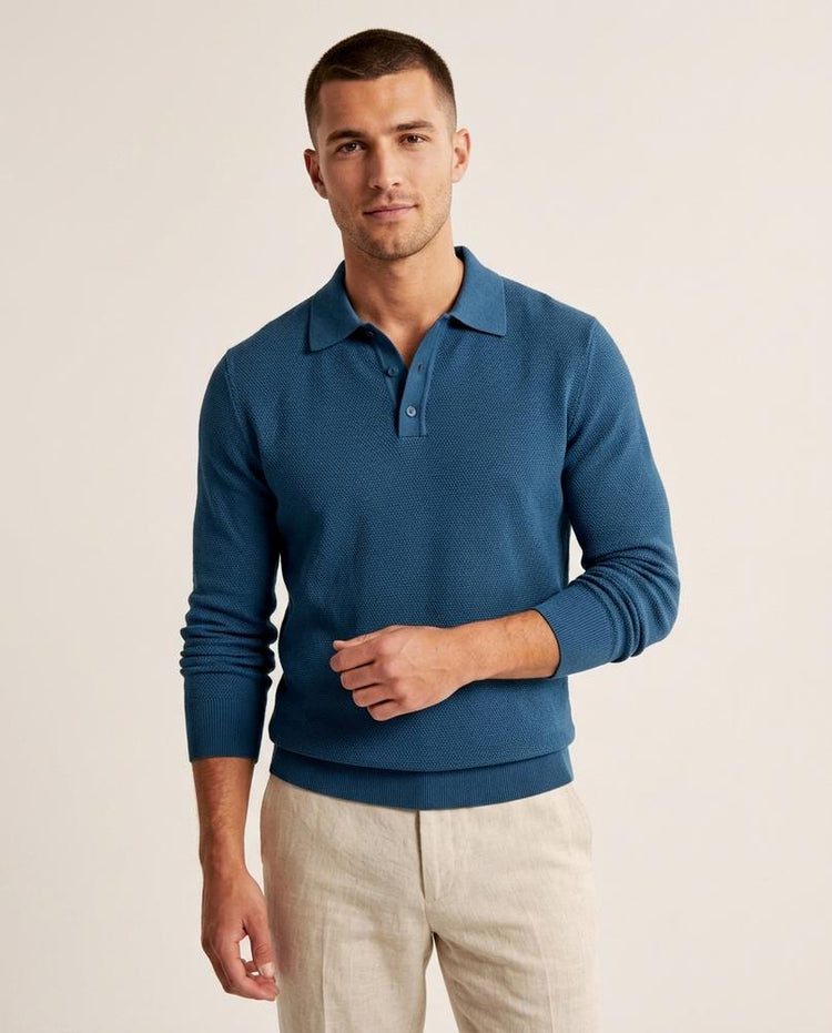 Beanland - Kasil | Langärmlig Strukturiert Pullover Herren