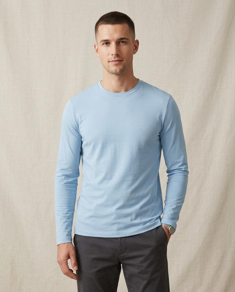 Lands Mode - Nover | Langärmliges Jersey Shirt Herren