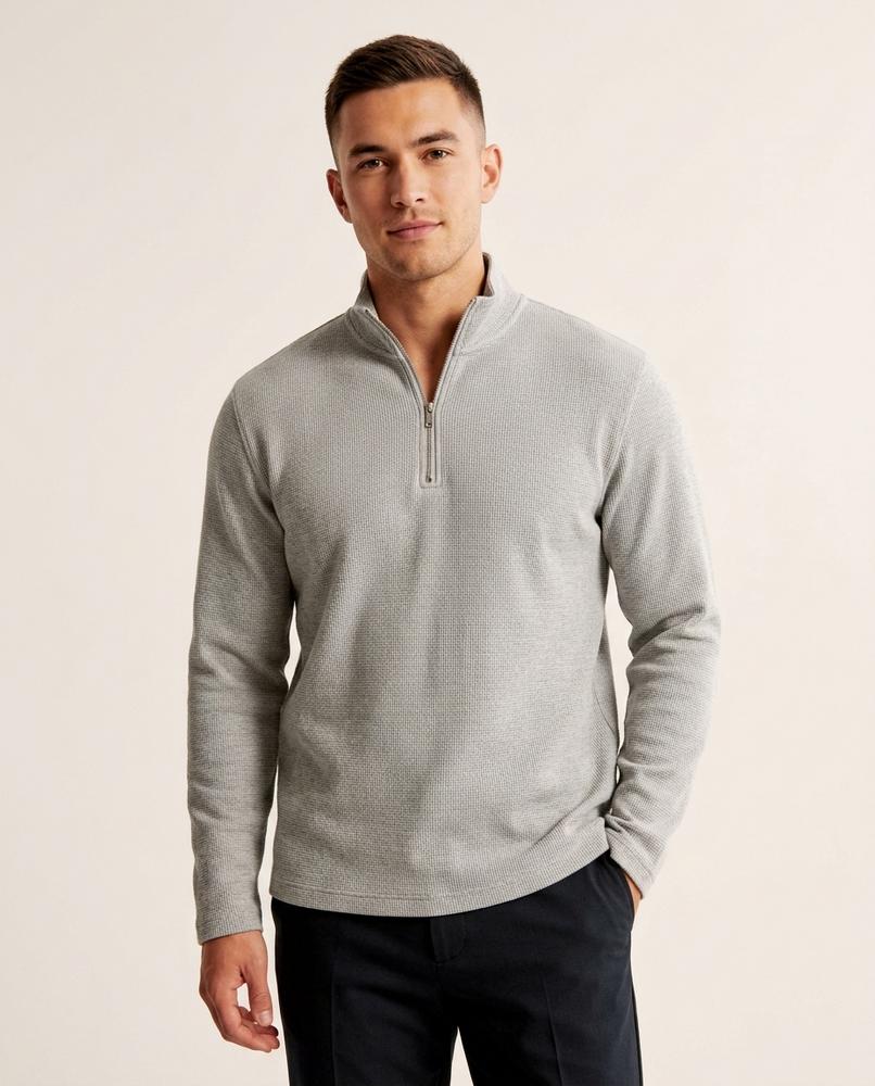Lands Mode - Muban | Langärmliges Strukturiertes Shirt Herren