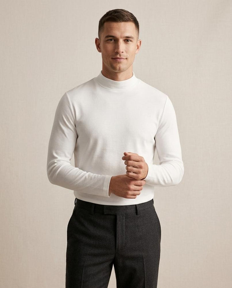 Beanland - Allan | Langärmliges Hochgeschlossenes Shirt Unisex