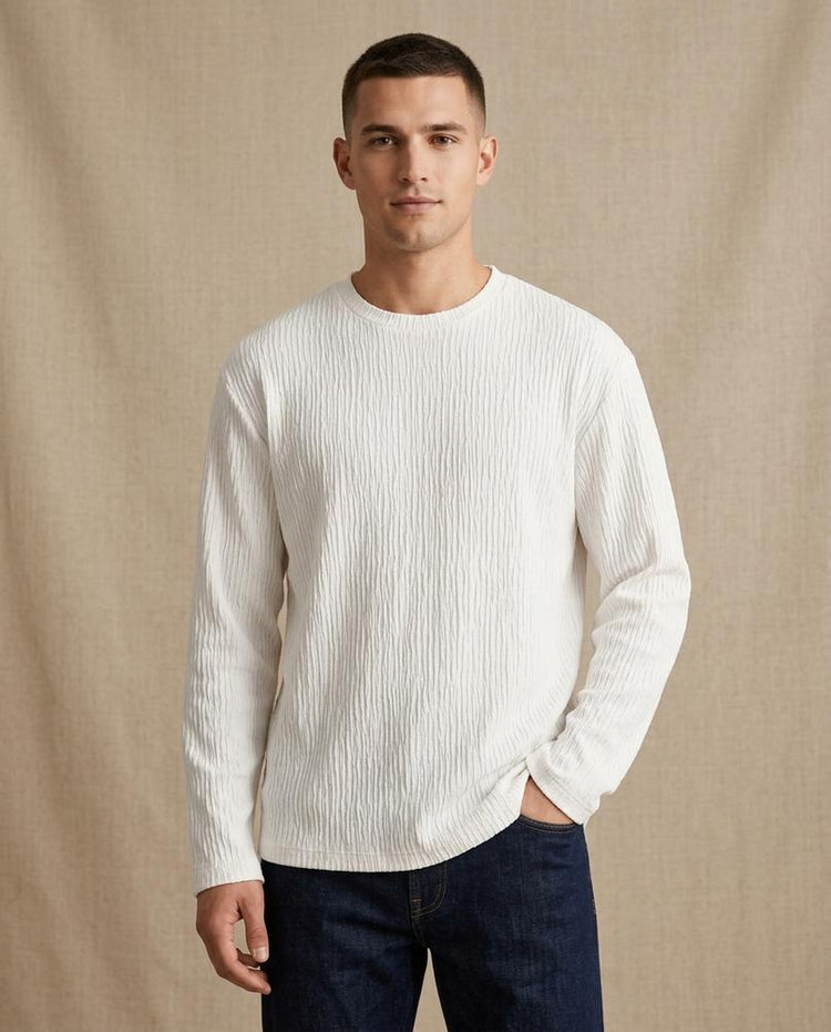 Beanland - Losol | Strukturiert Langärmlig Shirt Herren