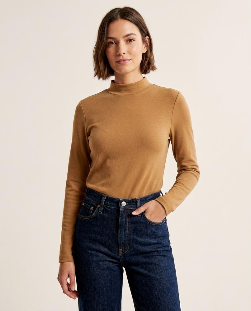Lands Mode - Miren | Langärmliger Unifarbener Rollkragenpullover Unisex