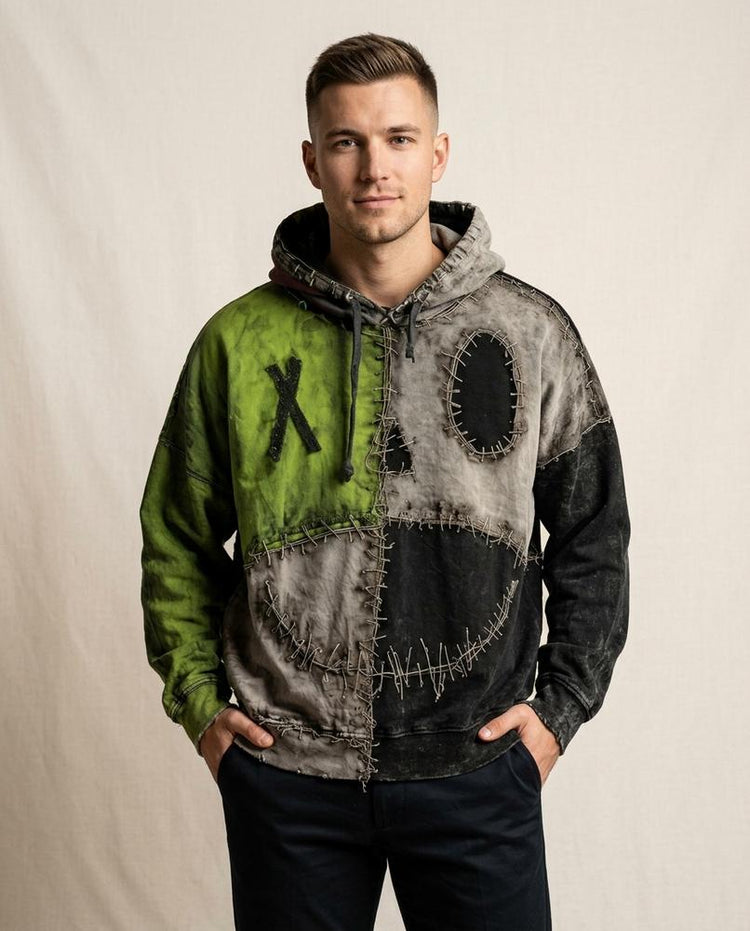 Beanland - Roron | Gepatchter Gewaschener Hoodie Unisex