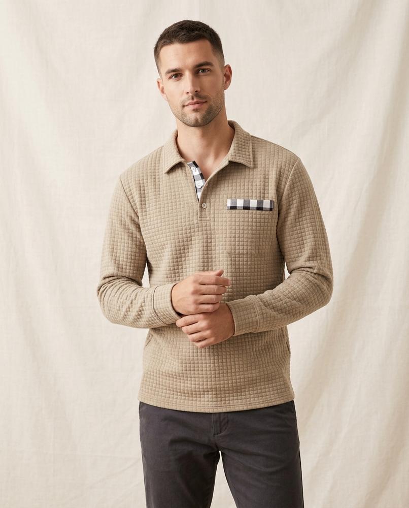 Lands Mode - Cohes | Gesteppt Langärmlig Pullover Herren