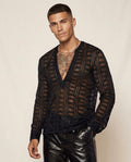 Lands Mode - Tasas | Strukturiert Transparent Shirt Herren