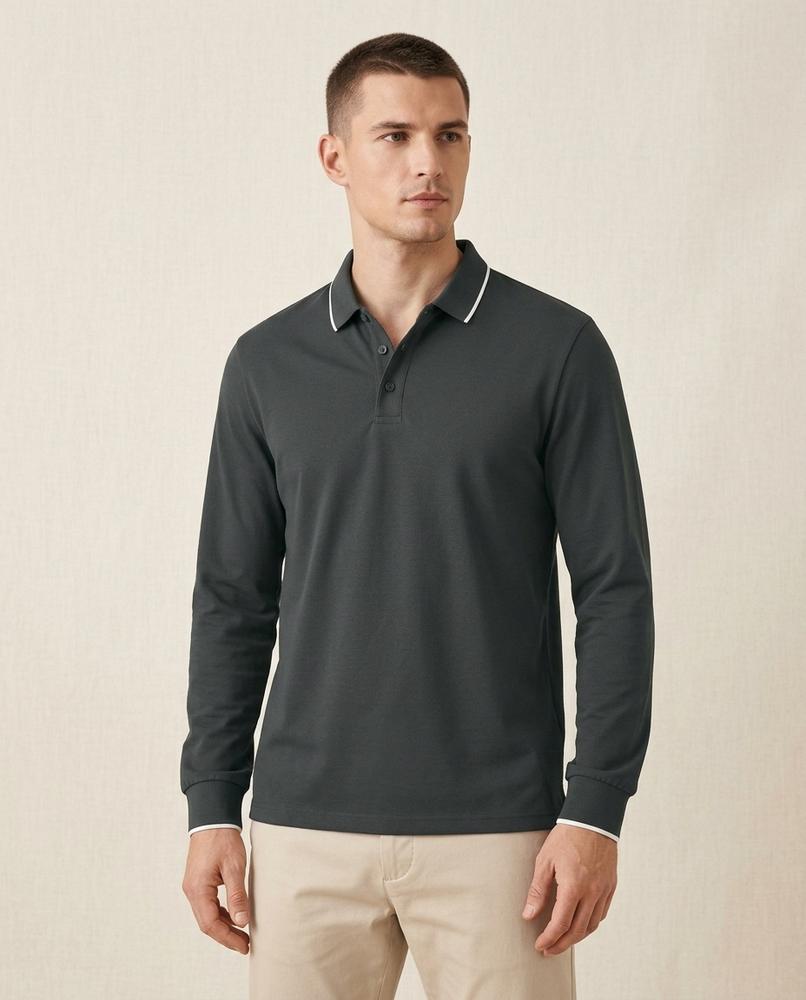 Lands Mode - Elnor | Langärmliges Baumwoll Shirt Herren