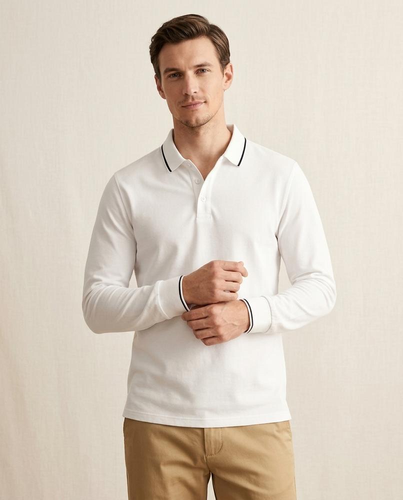 Lands Mode - Elnor | Langärmliges Baumwoll Shirt Herren