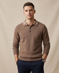 Lands Mode - Saran | Gestrickt Geknöpft Pullover Herren