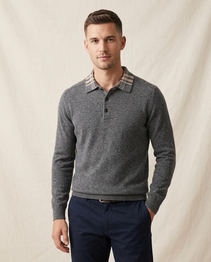 Beanland - Saran | Gestrickt Geknöpft Pullover Herren
