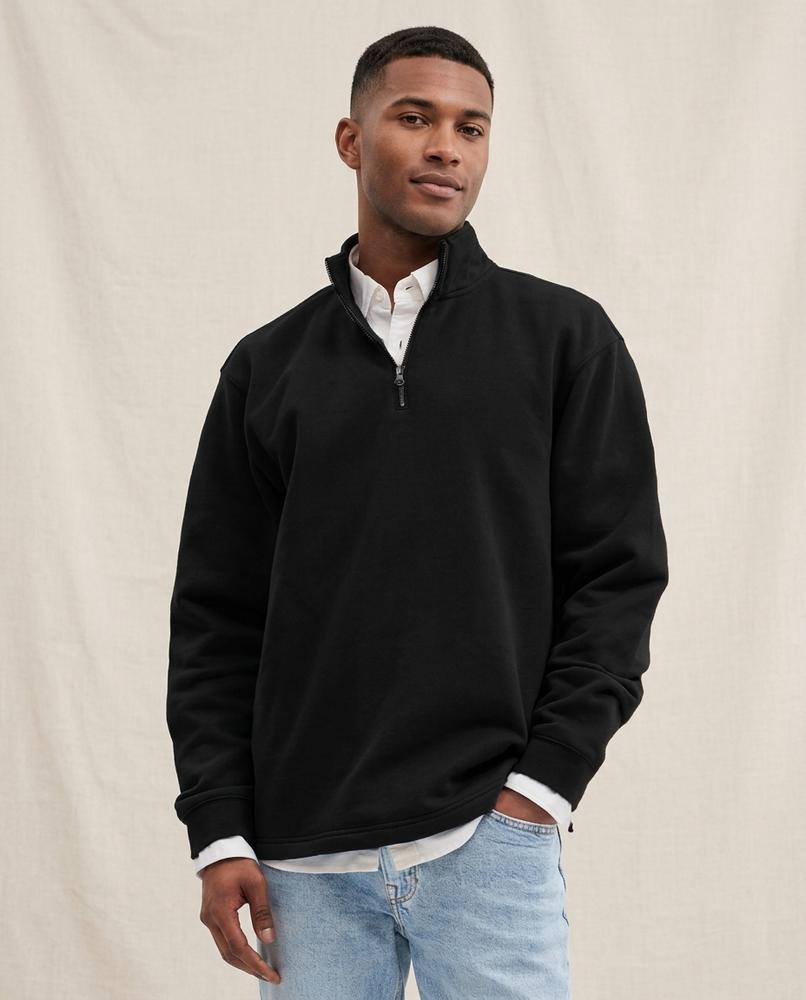 Lands Mode - Allom | Reißverschluss Stehkragen Sweatshirt Herren