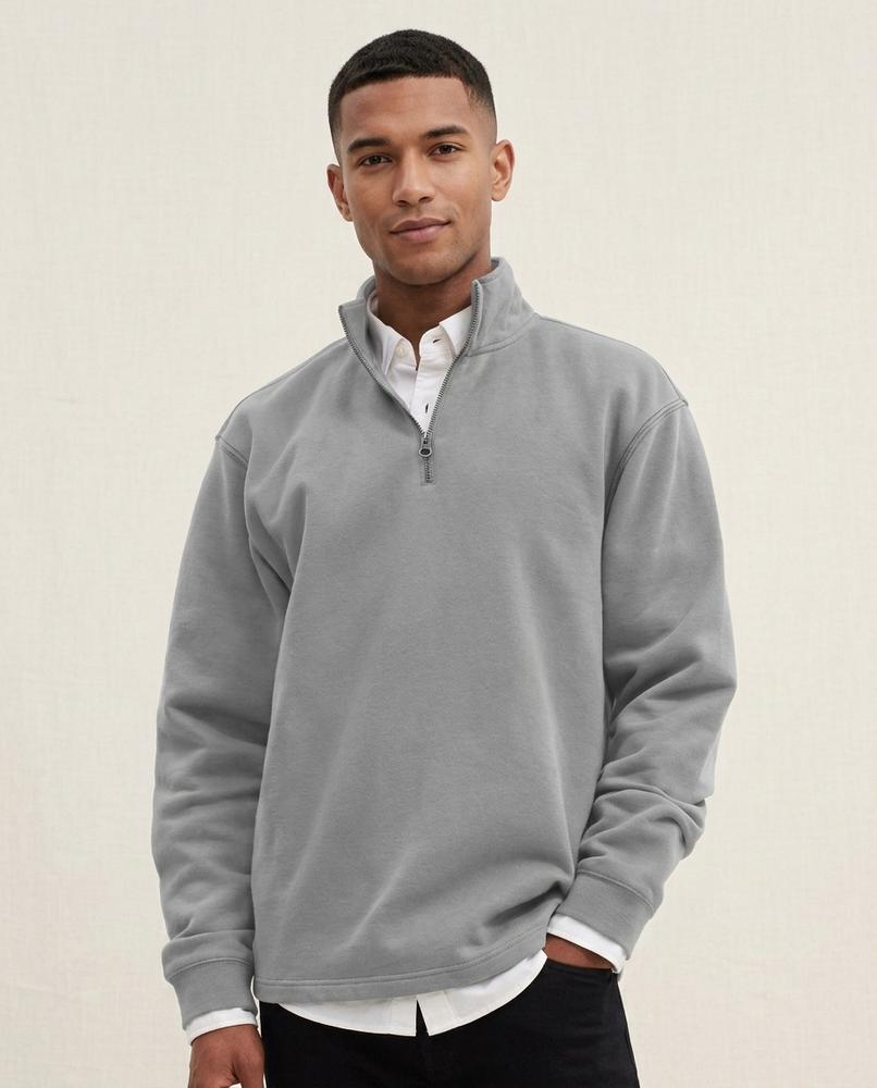 Lands Mode - Allom | Reißverschluss Stehkragen Sweatshirt Herren