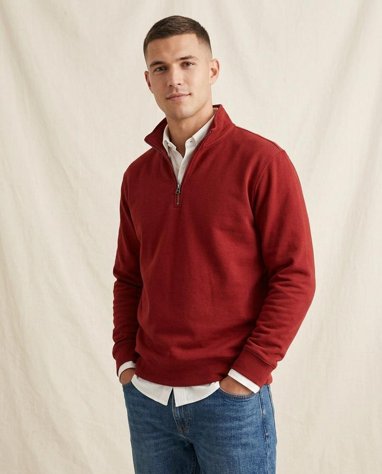 Beanland - Allom | Reißverschluss Stehkragen Sweatshirt Herren
