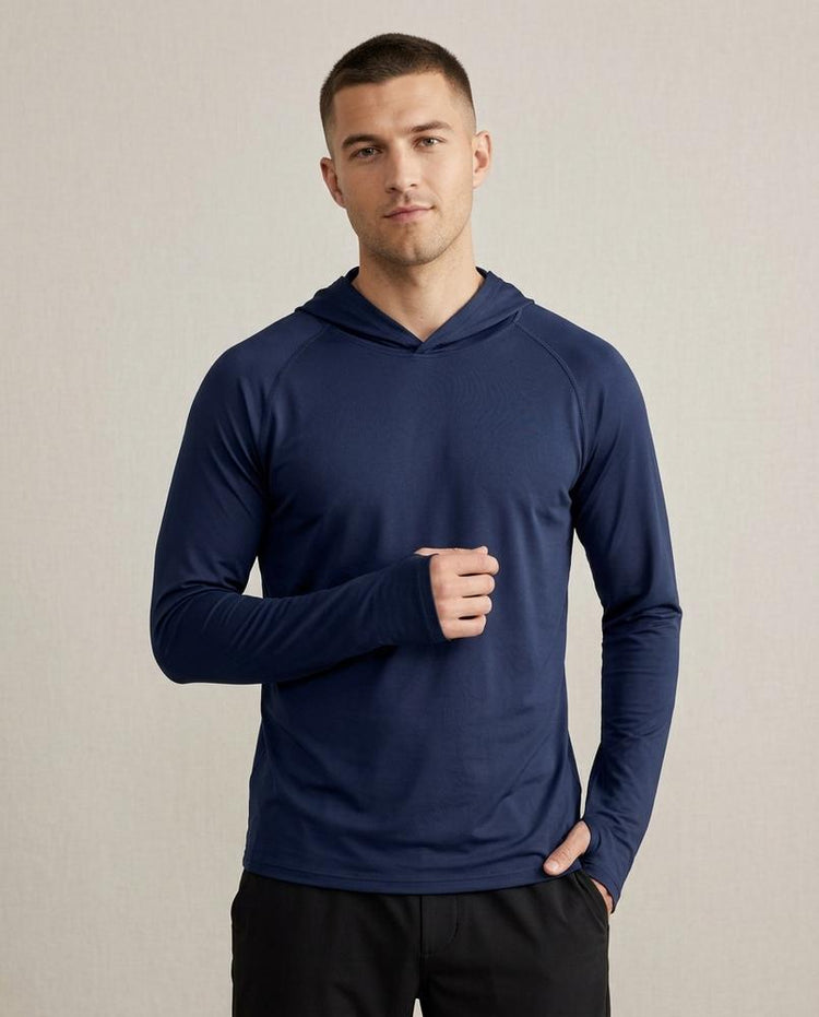 Beanland - Zelen | Langärmlig Funktional Shirt Herren