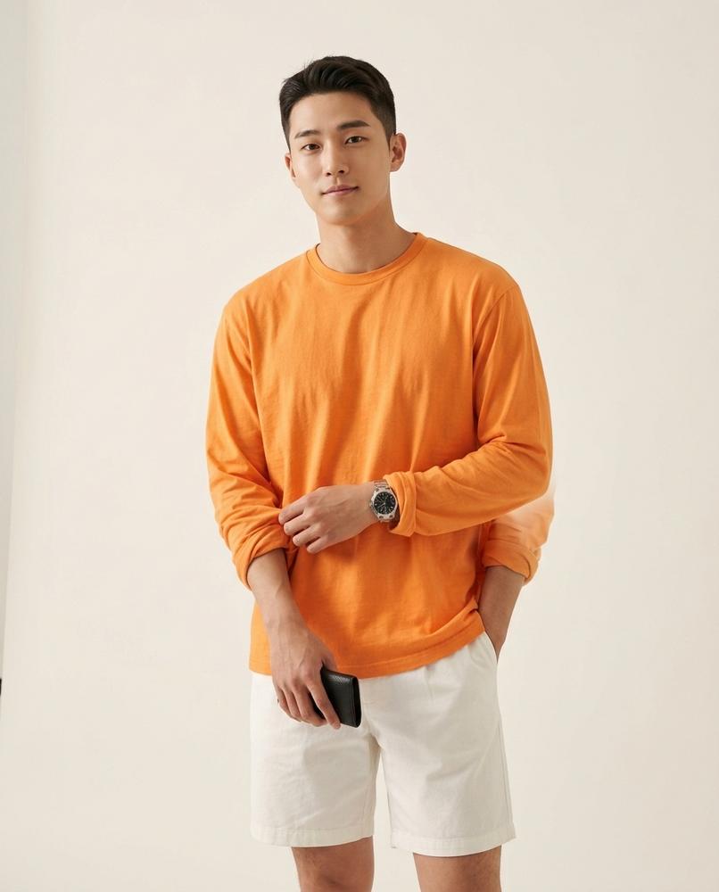 Lands Mode - Viral | Langärmliger Gestrickter Pullover Herren