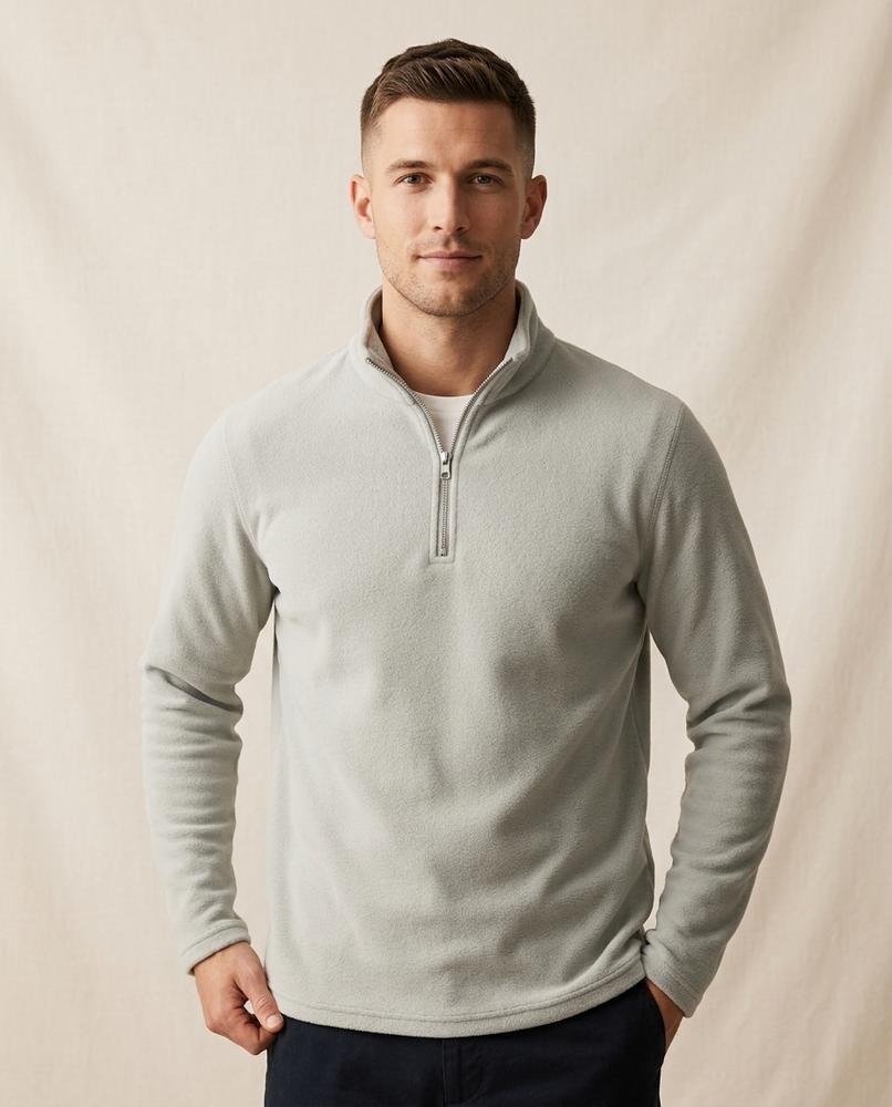 Lands Mode - Tiven | Reißverschluss Stehkragen Pullover Herren