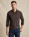 Lands Mode - Cator | Langärmliges Meliertes Shirt Herren