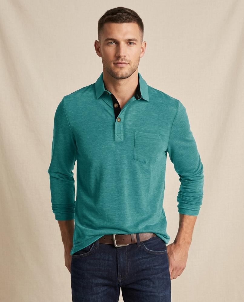 Beanland - Cator | Langärmliges Meliertes Shirt Herren