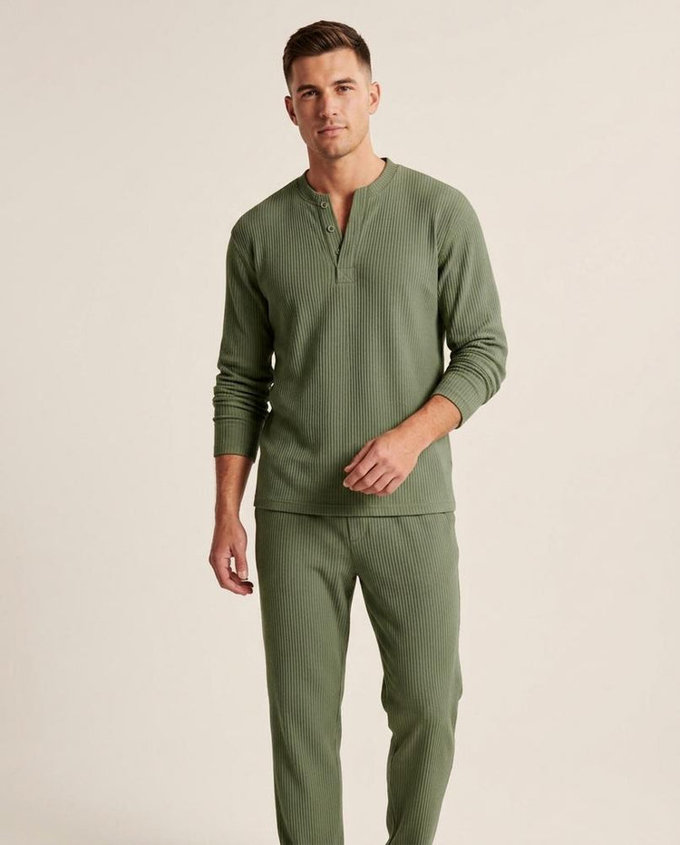 Beanland - Nikar | Geripptes Langärmliges Shirt Herren