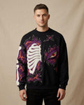 Lands Mode - Yonav | Appliziert Bestickt Sweatshirt Unisex