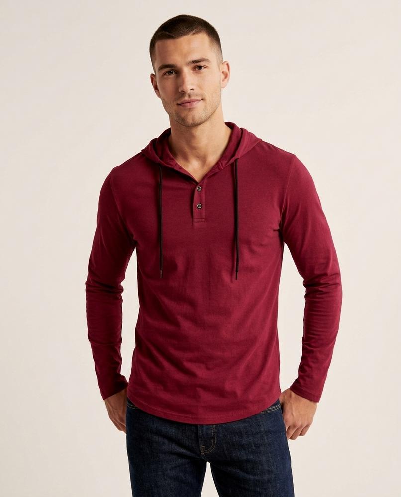 Beanland - Zemin | Langärmliger Geknöpfter Hoodie Herren