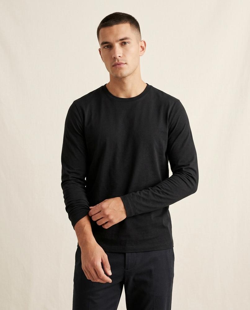 Lands Mode - Titir | Langärmliges Rundhals Shirt Herren
