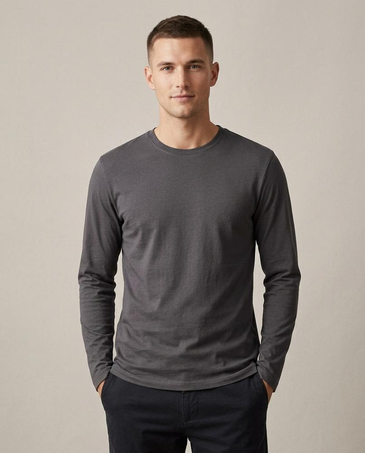 Beanland - Titir | Langärmliges Rundhals Shirt Herren
