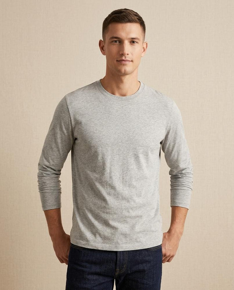 Beanland - Titir | Langärmliges Rundhals Shirt Herren