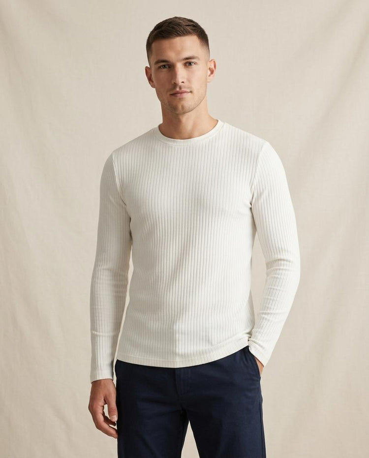 Beanland - Nohal | Gerippt Langärmlig Shirt Herren