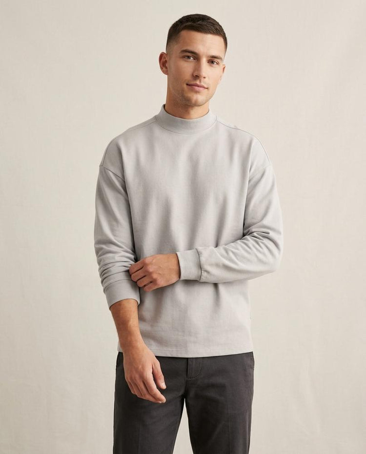 Beanland - Lolen | Langärmeliges Stehkragen Sweatshirt Unisex