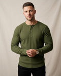 Lands Mode - Kevar | Langärmlig Strukturiert Shirt Herren