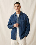 Lands Mode - Rorel | Locker Geschnittenes Denim Hemd Herren