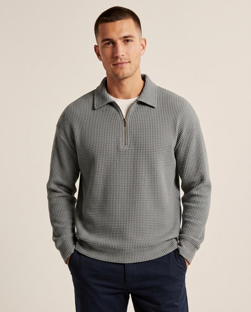Lands Mode - Dalen | Strukturiert Langärmlig Pullover Herren