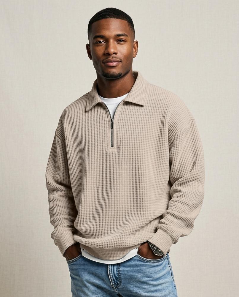 Beanland - Dalen | Strukturiert Langärmlig Pullover Herren