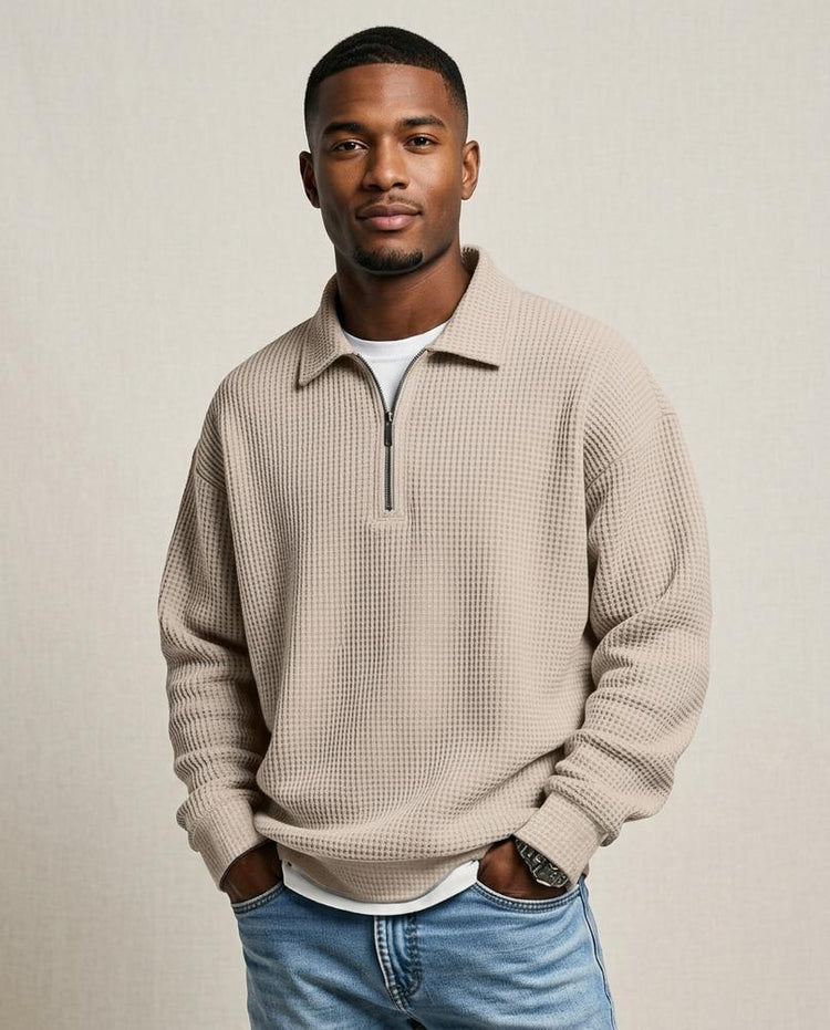 Beanland - Dalen | Strukturiert Langärmlig Pullover Herren