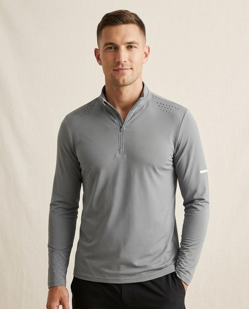 Lands Mode - Catir | Atmungsaktiv Perforiert Shirt Herren