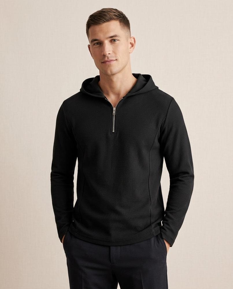 Lands Mode - Lavel | Strukturierter Reißverschluss Hoodie Herren