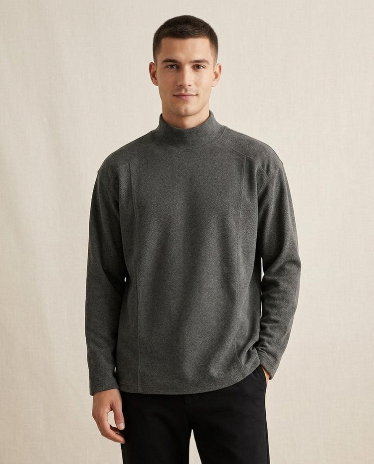 Beanland - Almon | Hochgeschlossen Strukturiert Shirt Herren
