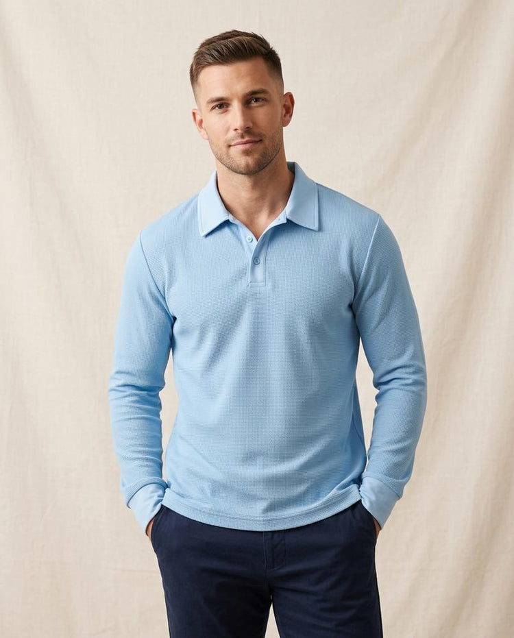 Beanland - Lysil | Langärmlig Strukturiert Shirt Herren