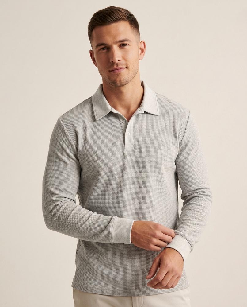 Lands Mode - Lysil | Langärmlig Strukturiert Shirt Herren